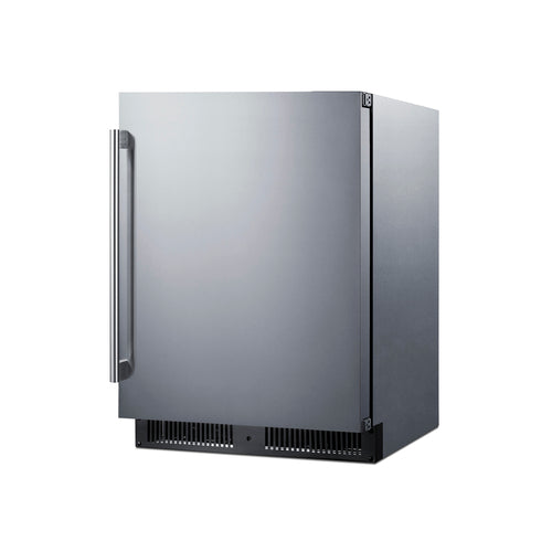 Summit Built-In All-Freezer, ADA Compliant, 24" Wide, Stainless Steel (ALFZ53CSS)