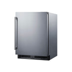 Summit Built-In All-Freezer, ADA Compliant, 24" Wide, Stainless Steel (ALFZ53CSS)