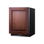 Summit Built-In All-Freezer, ADA Compliant (Panel Not Included), 24" Wide, Black (ALFZ53IF)