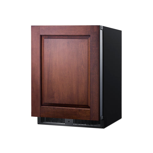 Summit Built-In All-Freezer, ADA Compliant (Panel Not Included), 24" Wide, Black (ALFZ53IF)