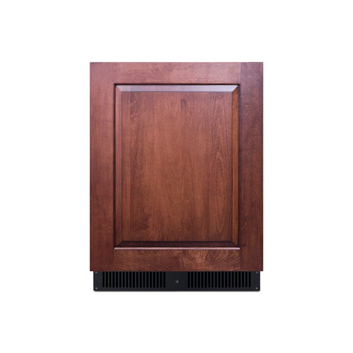 Summit Built-In All-Freezer, ADA Compliant (Panel Not Included), 24" Wide, Black (ALFZ53IF)