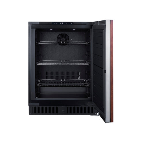 Summit Built-In All-Freezer, ADA Compliant (Panel Not Included), 24" Wide, Black (ALFZ53IF)