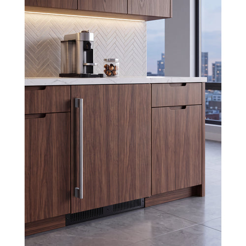 Summit Built-In All-Freezer with Icemaker, ADA Compliant (Panel Not Included), 24" Wide, Black (ALFZ53IMPNR)