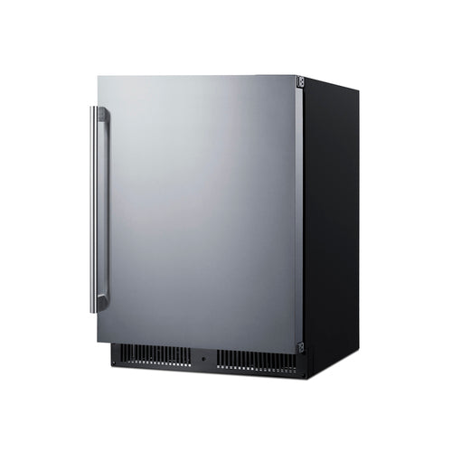 Summit Built-In All-Freezer, ADA Compliant, 24" Wide, Black (ALFZ53)