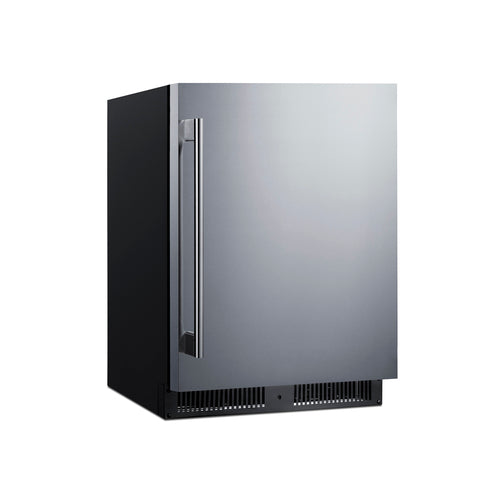 Summit Built-In All-Freezer with Icemaker, ADA Compliant, 24" Wide, Black (ALFZ53IM)