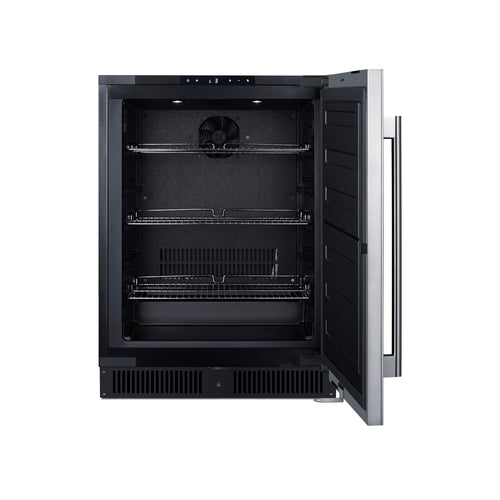 Summit Built-In All-Freezer, ADA Compliant, 24" Wide, Stainless Steel (ALFZ53CSS)