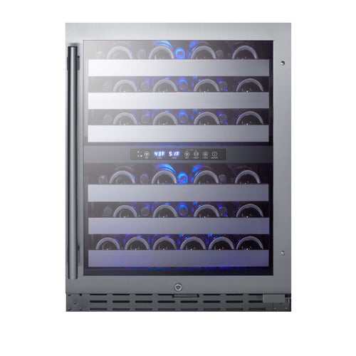Summit Built-In Wine Cellar, ADA Compliant, 24" Wide, Stainless Steel (ALWC532CSS)