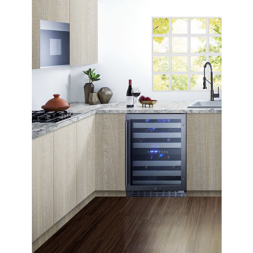 Summit Built-In Wine Cellar, ADA Compliant, 24" Wide, Stainless Steel (ALWC532CSS)
