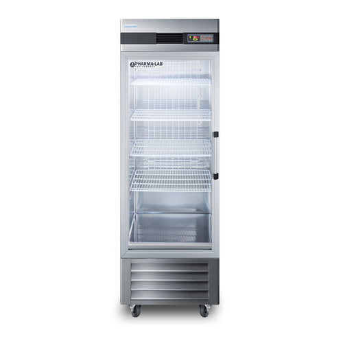 Summit 23 Cu.Ft. Upright Pharmacy Refrigerator, Stainless Steel (ARG23MLLH)