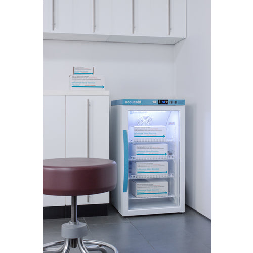 Summit 3 Cu.Ft. Counter Height Vaccine Refrigerator, White (ARG3PV)