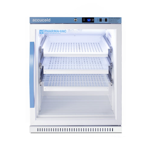 Summit 6 Cu.Ft. ADA Height Vaccine Refrigerator, with Removable Drawers, White (ARG61PVBIADADR)