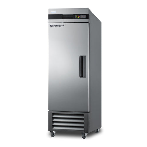 Summit 23 Cu.Ft. Upright Pharmacy Refrigerator, Stainless Steel (ARS23MLLH)