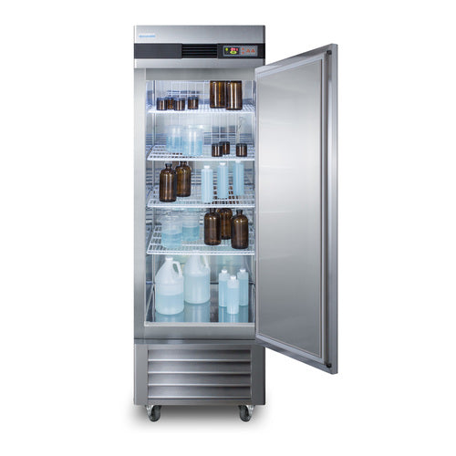 Summit 23 Cu.Ft. Upright Pharmacy Refrigerator, Stainless Steel (ARS23ML)