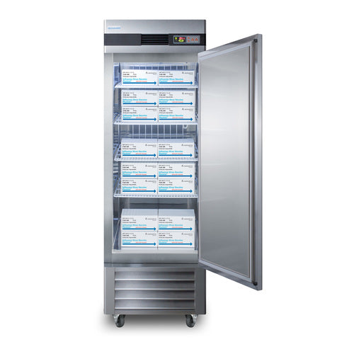 Summit 23 Cu.Ft. Upright Pharmacy Refrigerator, Stainless Steel (ARS23ML)