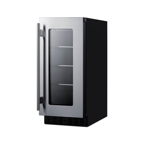 Summit Built-In Beverage Center, ADA Compliant, 15" Wide, Black (ASDG1521)