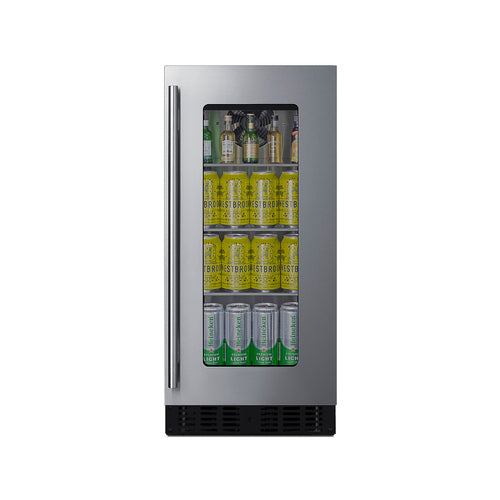 Summit Built-In Beverage Center, ADA Compliant, 15" Wide, Black (ASDG1521)