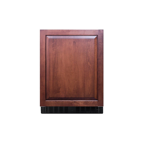 Summit Built-In All-Refrigerator, ADA Compliant (Panel Not Included), 24" Wide, Black (ASDS2413IF)