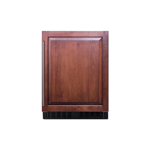 Summit Built-In All-Refrigerator, ADA Compliant (Panel Not Included), 24" Wide, Black (ASDS2413IF)