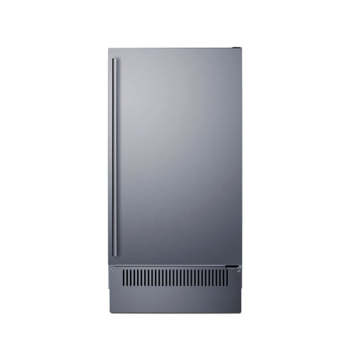 Summit Outdoor Clear Icemaker, 18" Wide, Stainless Steel (BIM182OS)