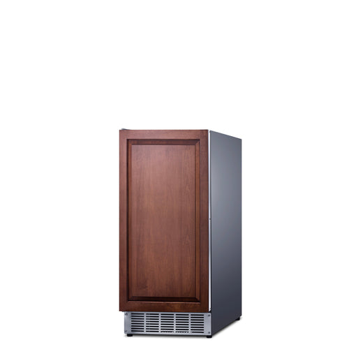 Summit Built-In 45 lb. Clear Icemaker (Panel Not Included), Stainless Steel (BIM44GCSSIF)