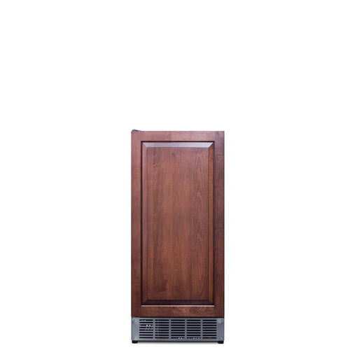 Summit Built-In 45 lb. Clear Icemaker (Panel Not Included), Stainless Steel (BIM44GCSSIF)