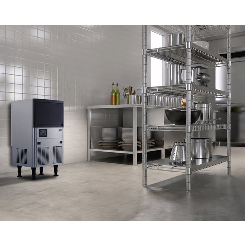 Summit 120 lb. Commercial Ice Machine, Stainless Steel (BIM125)