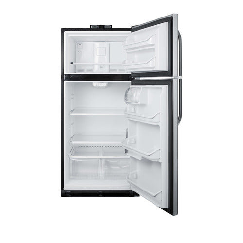 Summit Break Room Refrigerator-Freezer, 30" Wide, Gray (BKRF18PL)