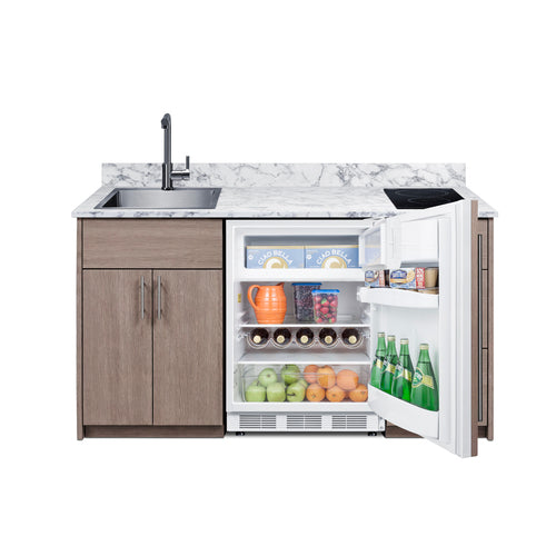 Summit Turnkey Caldera Kitchen, ADA-Compliant, Dust Brown (CALDERADB33ISINKL)