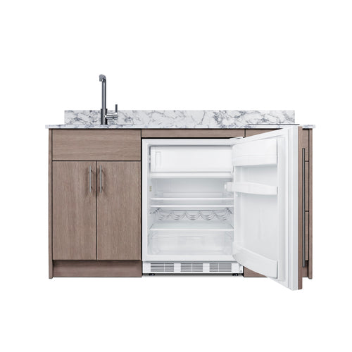 Summit Turnkey Caldera Kitchen, Dust Brown (CALDERADB35ISINKL)