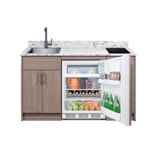 Summit Turnkey Caldera Kitchen, Dust Brown (CALDERADB35ISINKL)
