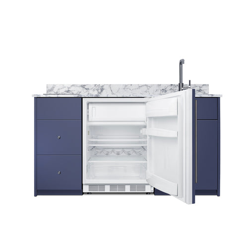 Summit Turnkey Caldera Kitchen, ADA-Compliant, Blue (CALDERAMN33I)