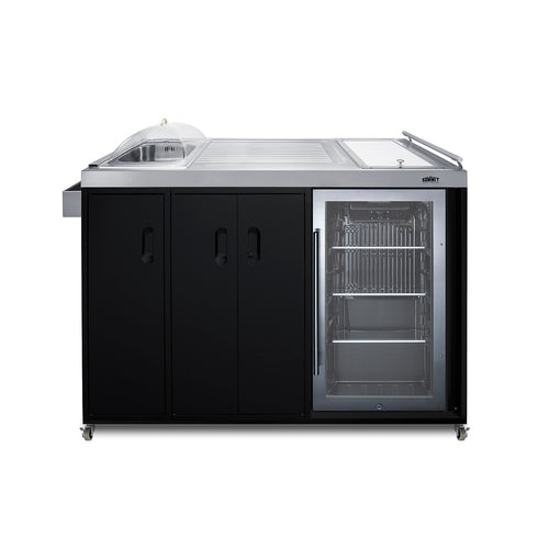 Summit Portable Outdoor Kitchenette, Stainless Steel (CARTOS54LG)