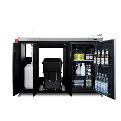 Summit Portable Outdoor Kitchenette, Stainless Steel (CARTOS54LS)