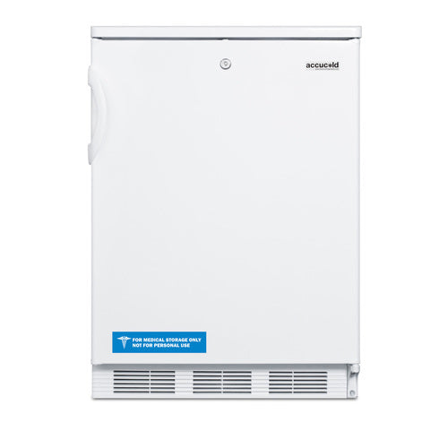 Summit Built-In Refrigerator-Freezer, ADA Compliant, 24" Wide, White (CT66LWBIADA)