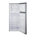 Summit Top-Mount Refrigerator-Freezer with Lock, 28" Wide, Stainless Look (CTR15SSLLF2)