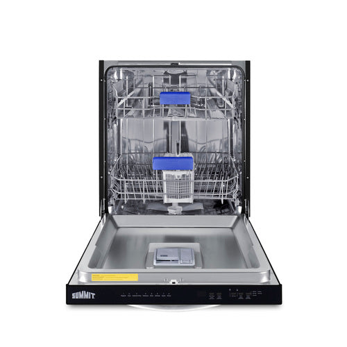 Summit Built-In Dishwasher, ADA Compliant, 24" Wide, Black (DW243BADA)
