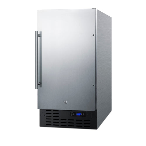 Summit Built-In All-Refrigerator, ADA Compliant, 18" Wide, Stainless Steel (FF1843BCSSADA)