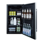 Summit Shallow Depth Built-In All-Refrigerator, Stainless Steel (FF195CSS)