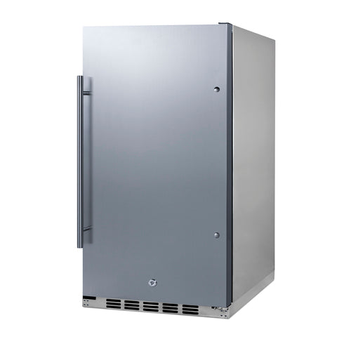 Summit Shallow Depth Built-In All-Refrigerator, Stainless Steel (FF195H34CSS)