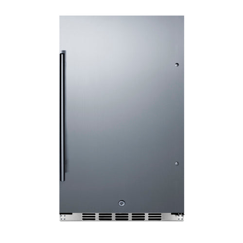 Summit Shallow Depth Built-In All-Refrigerator, Stainless Steel (FF195H34CSS)