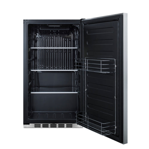Summit Shallow Depth Built-In All-Refrigerator, Stainless Steel (FF195H34CSS)