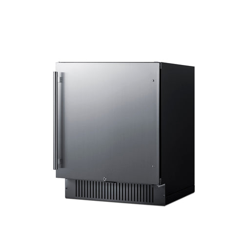 Summit Outdoor All-Refrigerator, 27" Wide, Black (SPR2700SS)