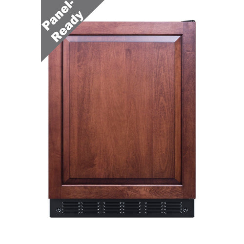 Summit All-Refrigerator, ADA Compliant (Panel Not Included), 24" Wide, Black (FF6BK2SSIFADA)