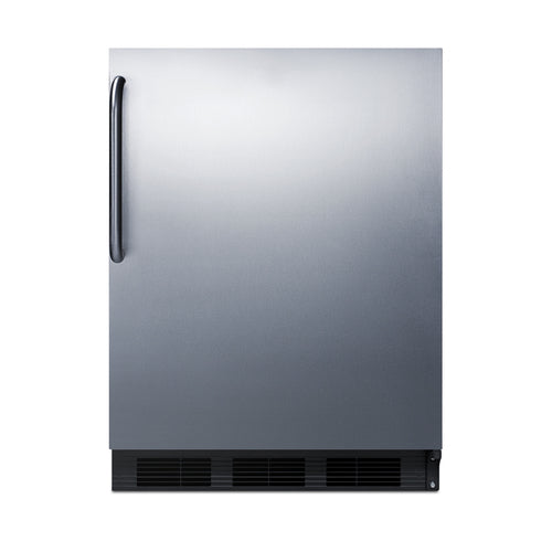 Summit Built-In All-Refrigerator, ADA Compliant, 24" Wide, Stainless Steel (FF6BK7CSSADA)