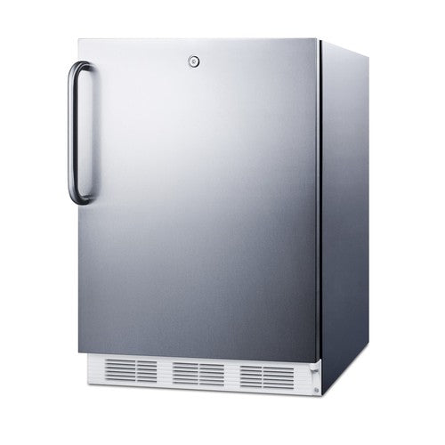 Summit Built-In All-Refrigerator, ADA Compliant, 24" Wide, Stainless Steel (FF6LW7CSSADA)