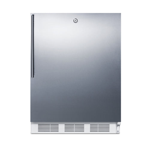 Summit All-Refrigerator, ADA Compliant, 24" Wide, White (FF6LW7SSHVADA)