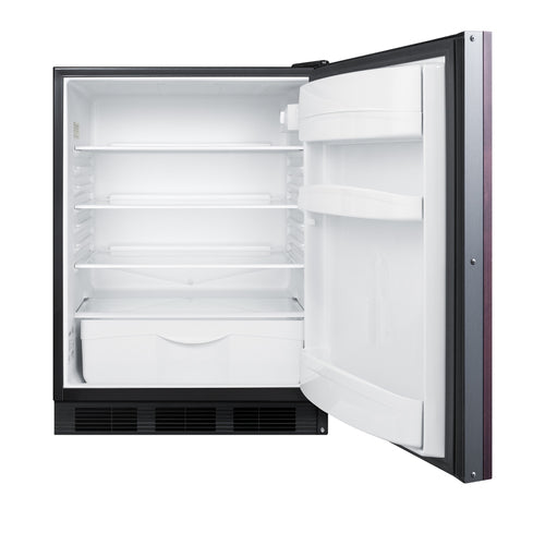 Summit Built-In All-Refrigerator, ADA Compliant (Panel Not Included), 24" Wide, White (FF6LWBI7IFADA)