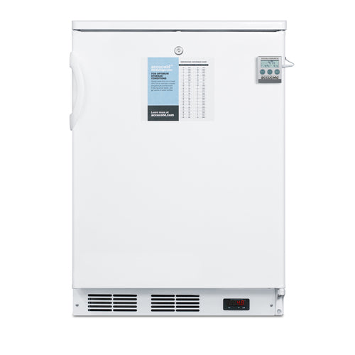 Summit Built-In All-Refrigerator, ADA Compliant, 24" Wide, White (FF6LWBI7PLUS2)