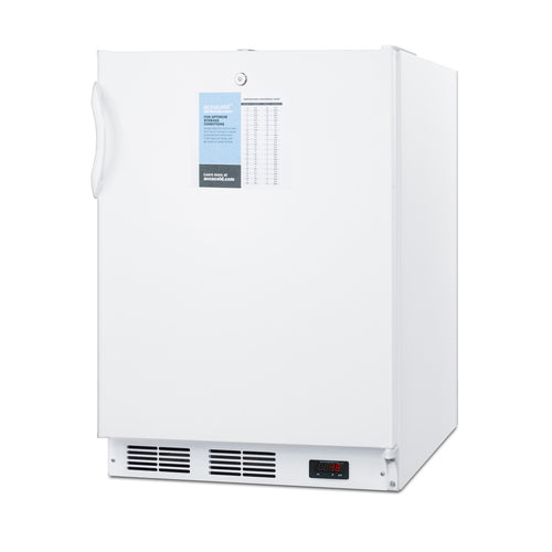 Summit All-Refrigerator, ADA Compliant, 24" Wide, White (FF6LWPROADA)