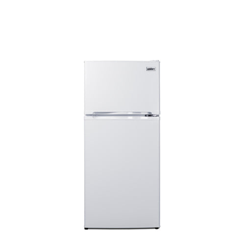 Summit Top Mount Refrigerator-Freezer, 19" Wide, White (FF712W)